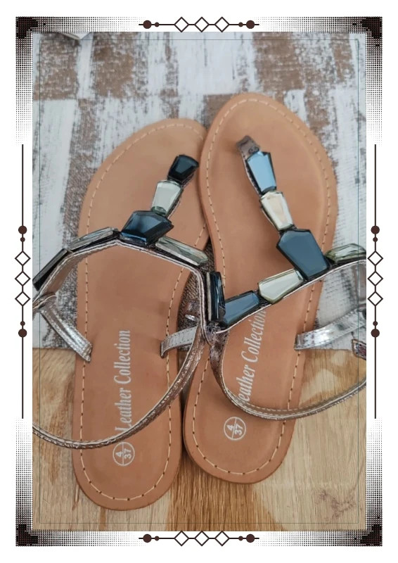 Sandale leather collection – Leather Collection – taille 37 2