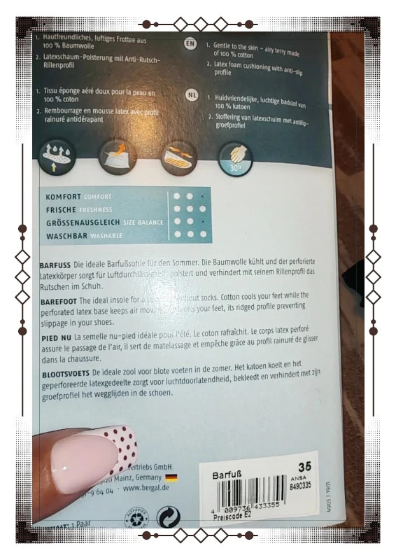 Lot deux paires de semelles – Bergal 3