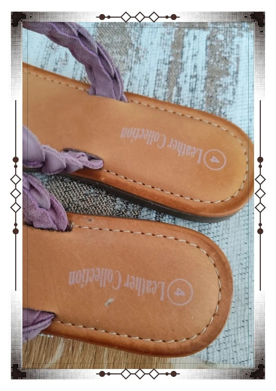 Tongs cuir leather collection – Leather Collection – taille 37 2