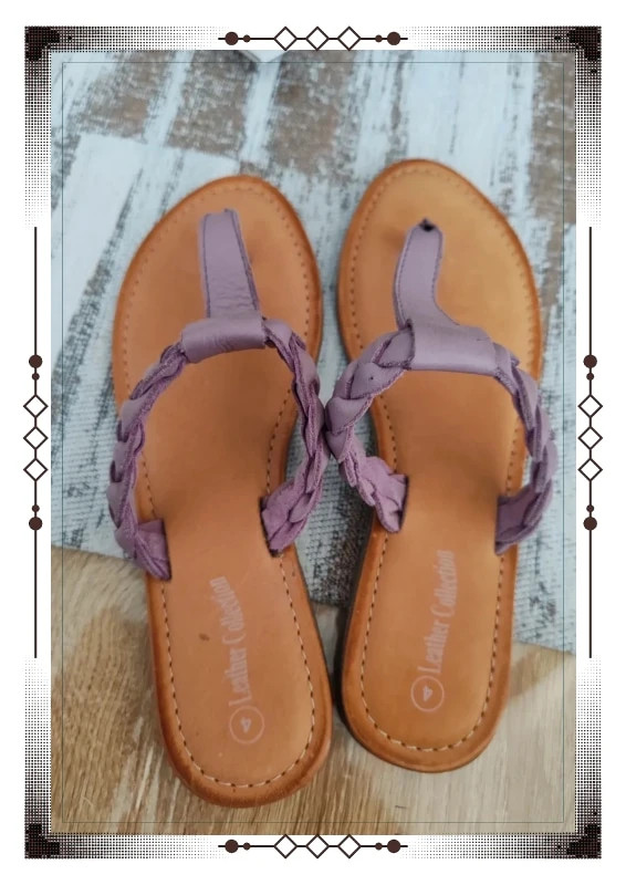 Tongs cuir leather collection
