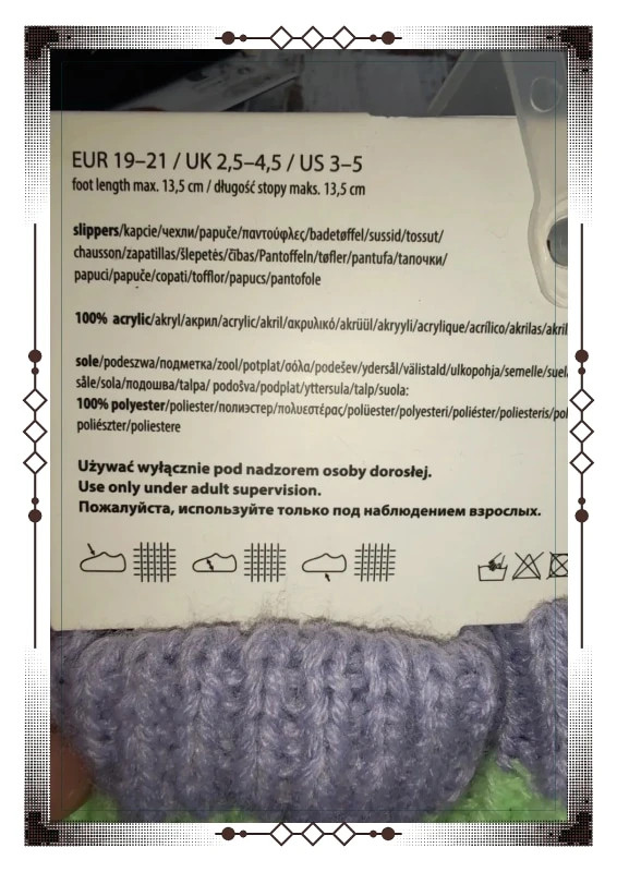 Chaussons chaussettes – SOXO – taille 19-21 3