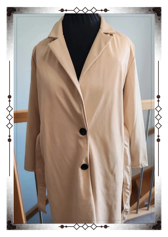 Trench long simili New collection – New Collection – taille L / 40 / 12 3