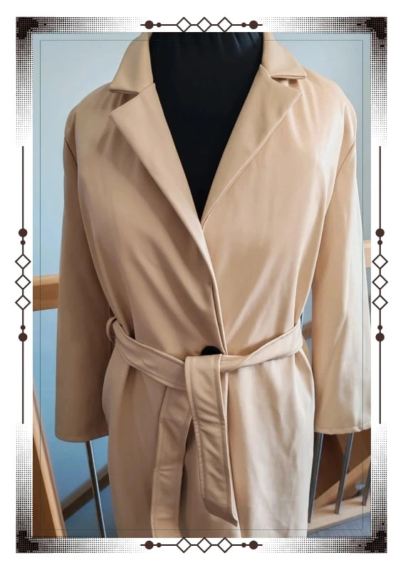 Trench long simili New collection