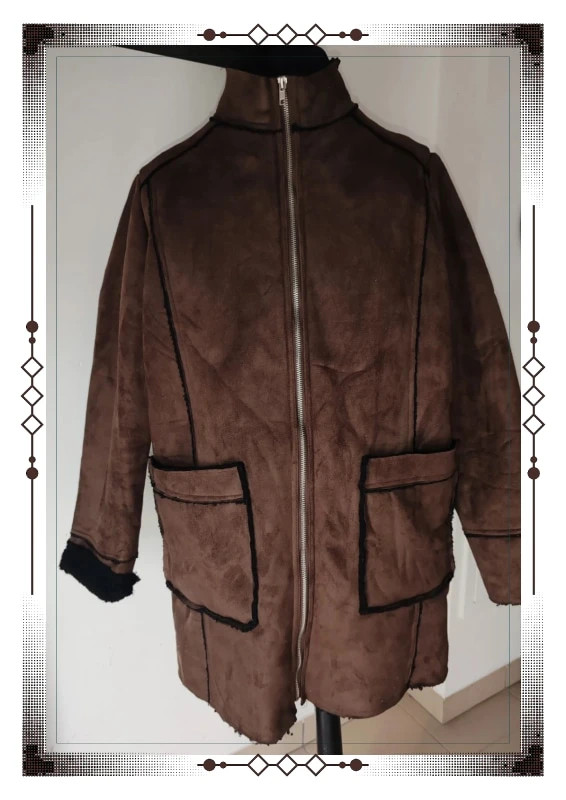 Manteau bleu bonheur – Bleu bonheur – taille XXL / 44 / 16 2