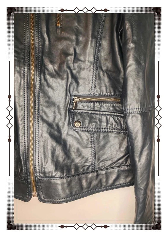 Manteau en cuir in extenso – In Extenso – taille XL / 42 / 14 2