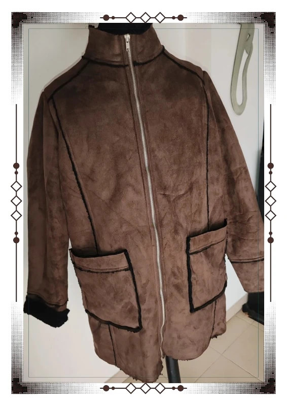 Manteau bleu bonheur