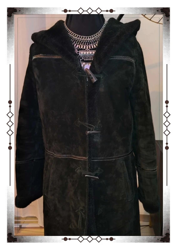 Manteau cuir long River skin – River Skin – taille S / 36 / 8 3