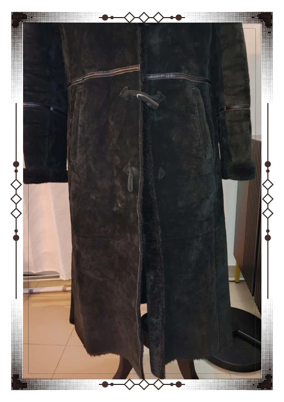Manteau cuir long River skin – River Skin – taille S / 36 / 8 4