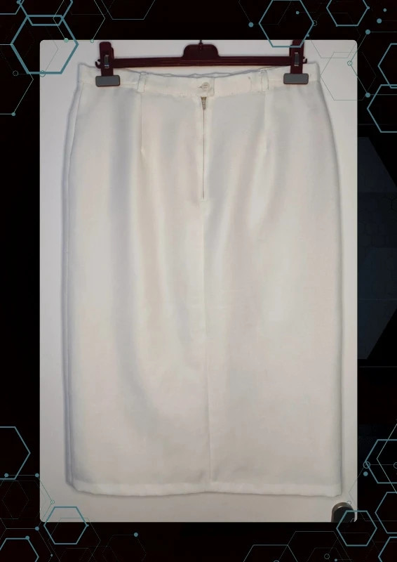 Jupe vintage blanche – Vintage Dressing – taille XL / 42 / 14 4