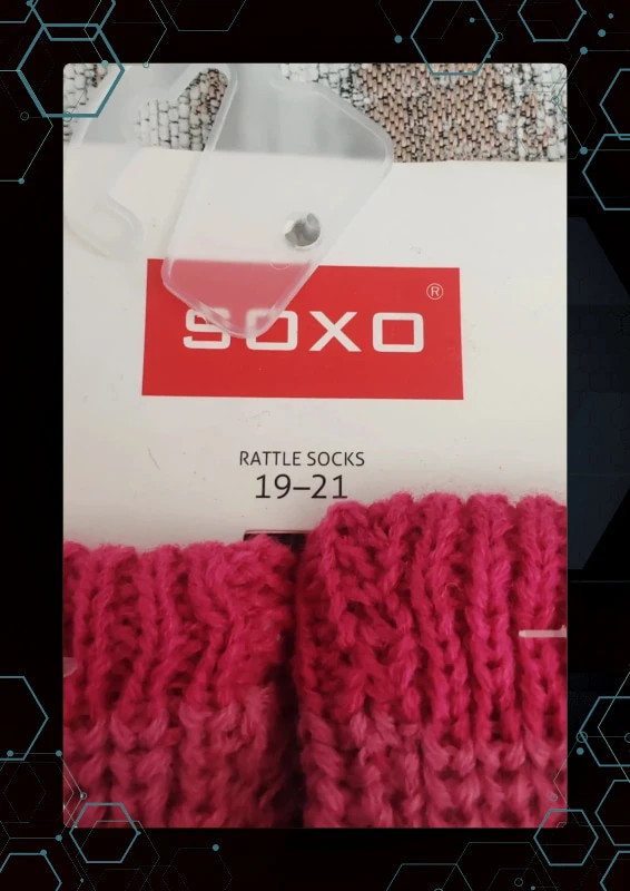 Chaussons chaussettes antidérapantes – SOXO – taille 19 2