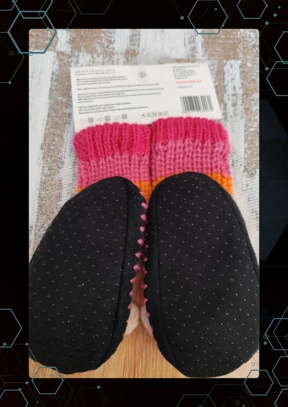 Chaussons chaussettes antidérapantes – SOXO – taille 19 4