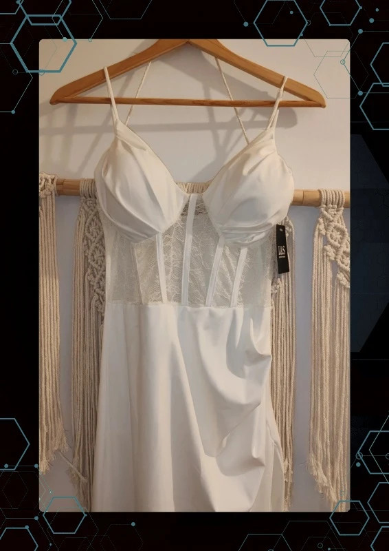 Robe longue corset
