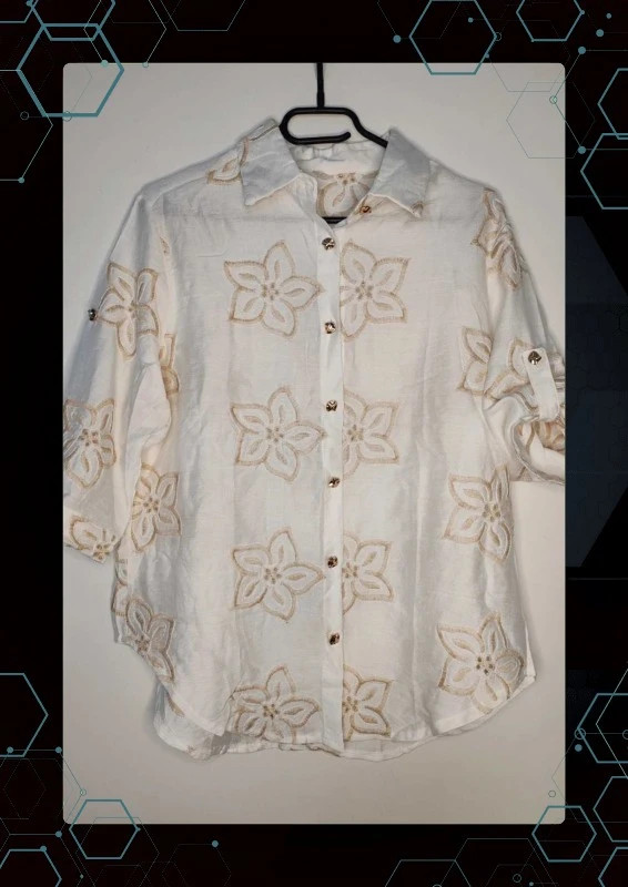 Chemise fleurs new collection – New Collection – taille S / 36 / 8 2