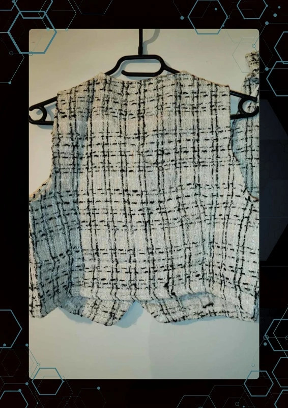 Ensemble tweed haut et short – Made In Spain – taille M / 38 / 10 4