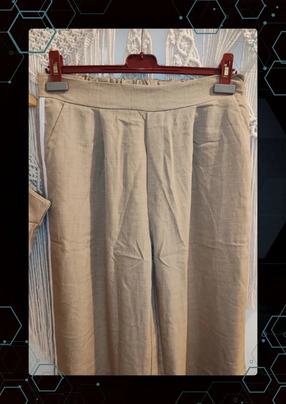 Ensemble débardeur et pantalon beige – Boske – taille L / 40 / 12 4