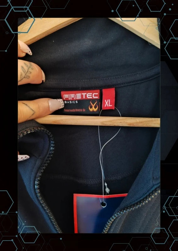 Sweat zip marine – Fire Tec – taille XL 3