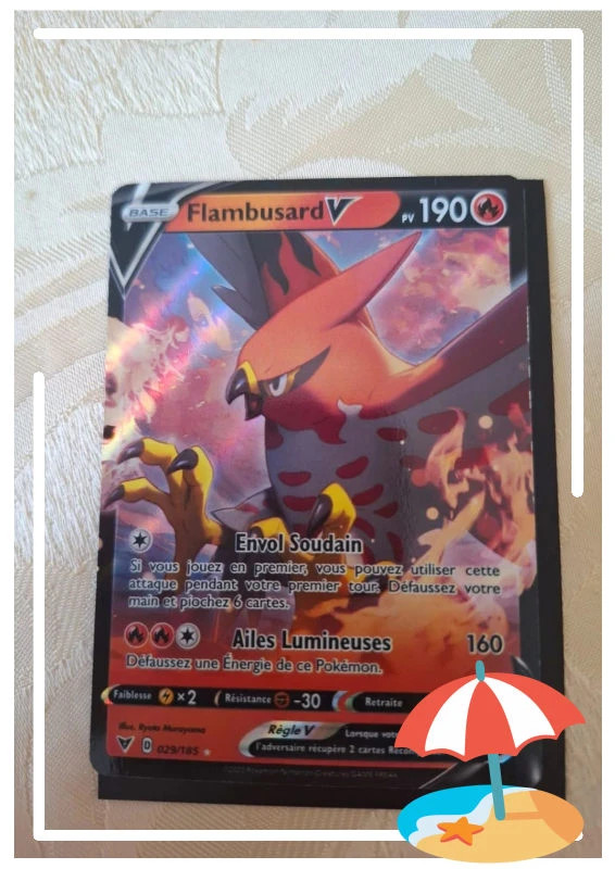 Carte pokémon flambusard V – Pokémon