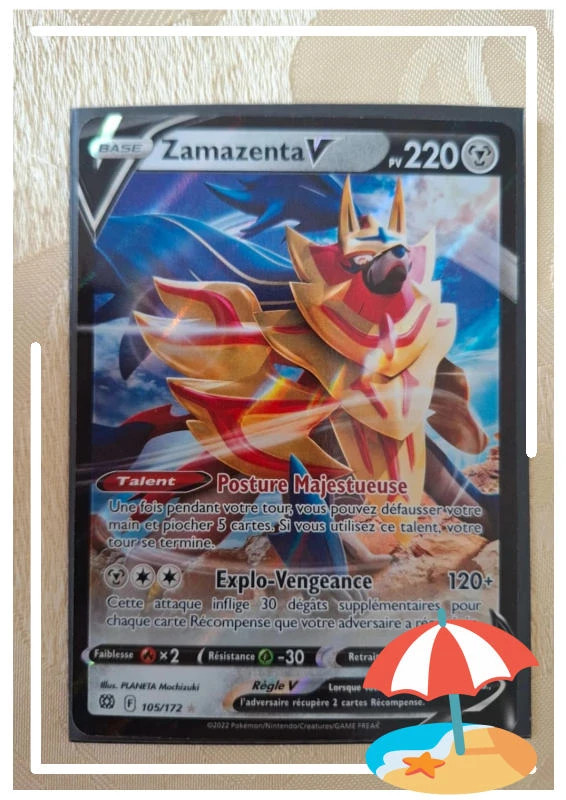 Carte pokémon zamazenta V – Pokémon