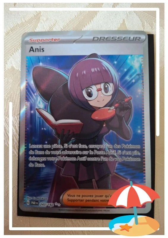 Carte pokémon dresseur anis – Pokémon