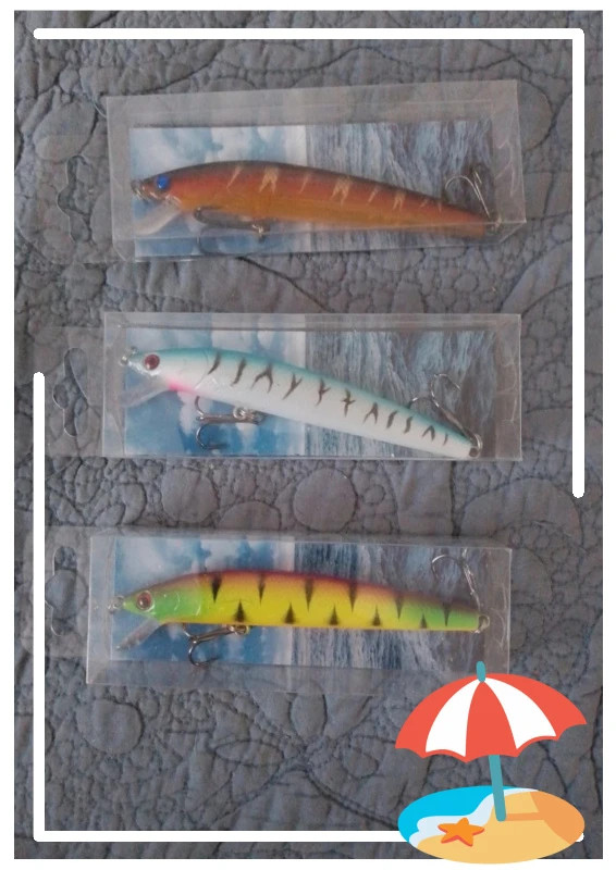 Lot 3 leurres pêche