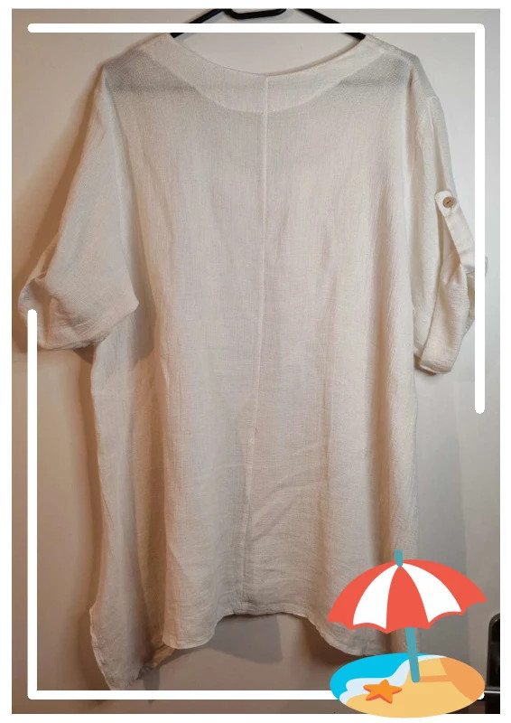 Blouse gaz de coton – Coton – taille XL / 42 / 14 4