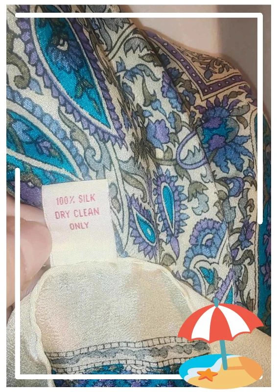 Foulard en soie – Silk mark 3