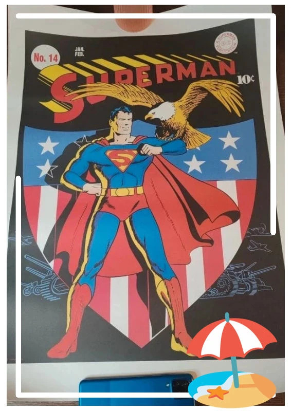 Affiche dc comics Superman