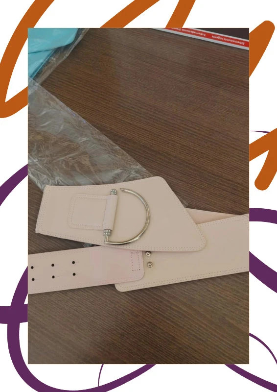 Ceinture rose – Vintage – taille Ajustable