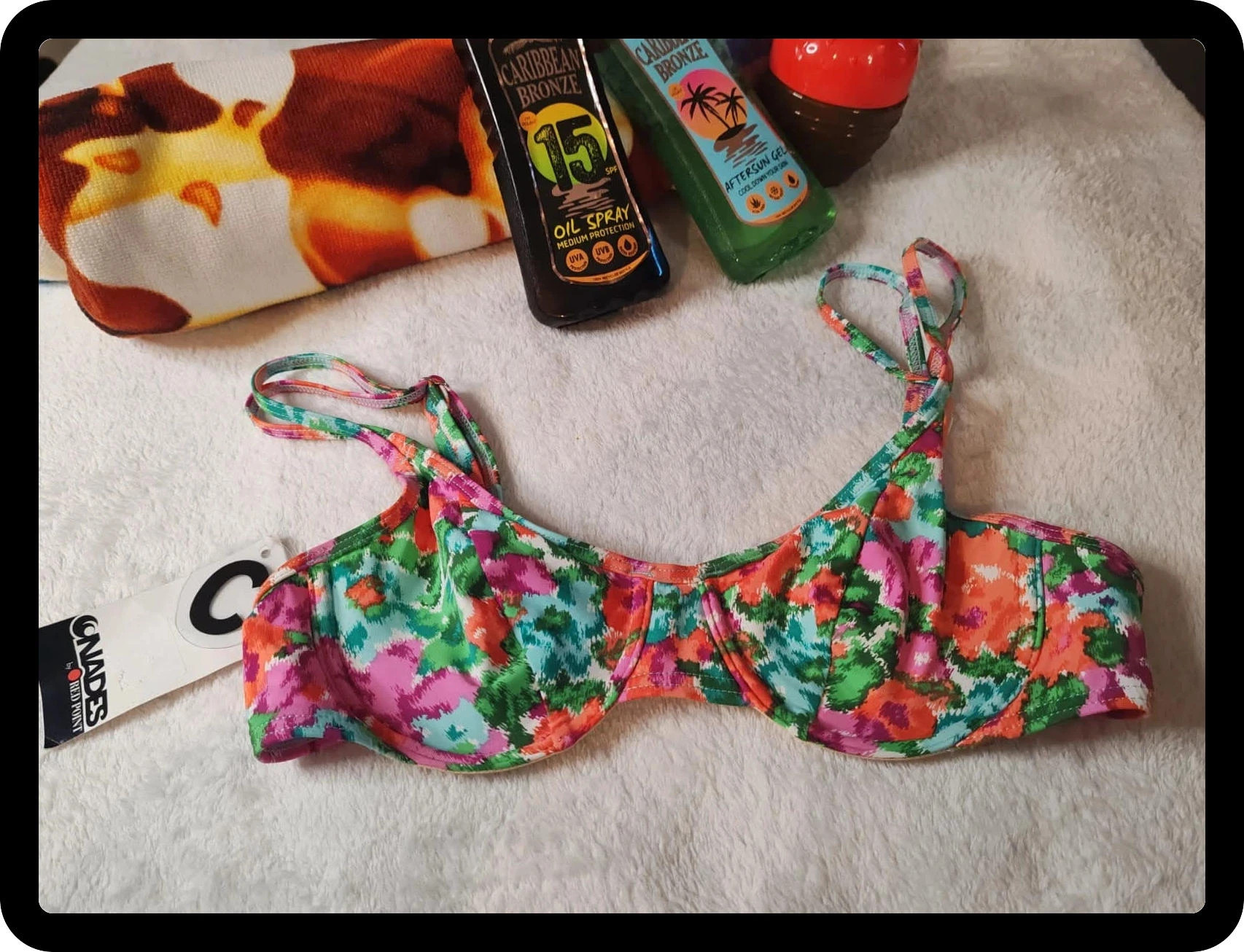Soutien gorge maillot de bain red point – Red Point – taille S / 36 / 8