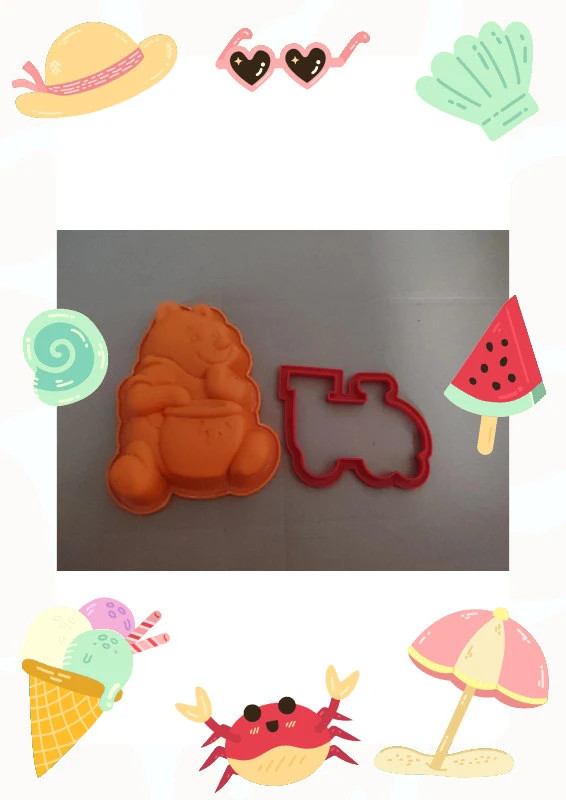 Moule ourson et train – Inconnu