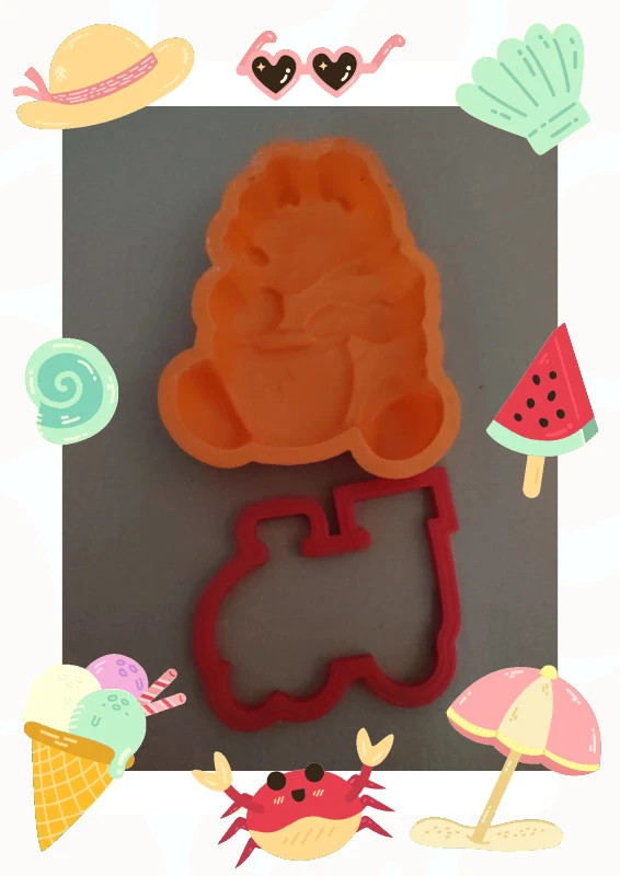 Moule ourson et train – Inconnu 2