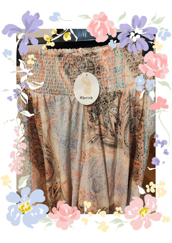 Pantalon effet jupe soie Cherish #TU – Cherish – taille Taille unique 3