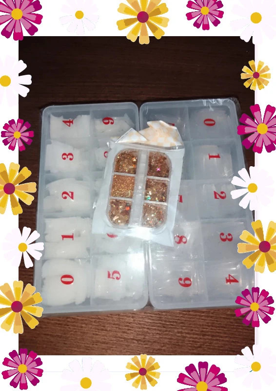 Lot 2 grande boîtes capsules ongles