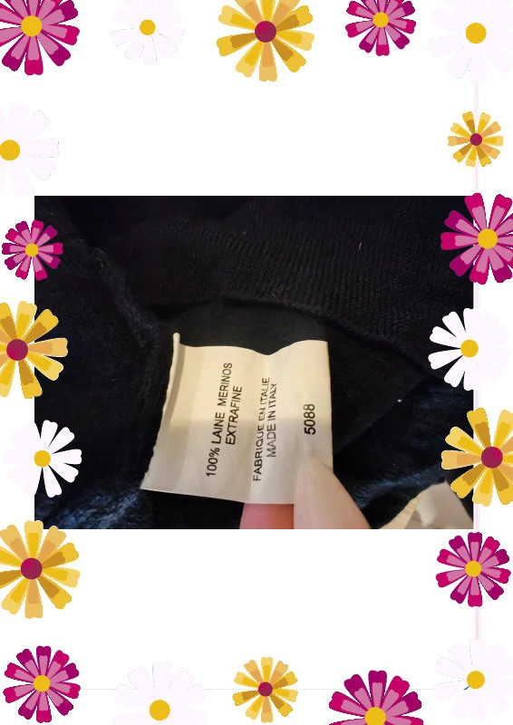 Gilet laine mérinos figaret #36 – Figaret Paris – taille S 5