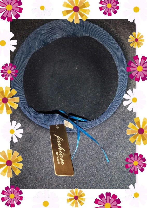 Chapeau bleu marine – by Alex paris – taille Taille unique 4