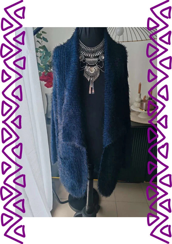 Gilet bleu marine