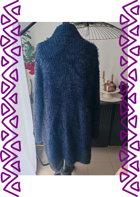 Gilet bleu marine – Vintage – taille XXXL / 46 / 18 5