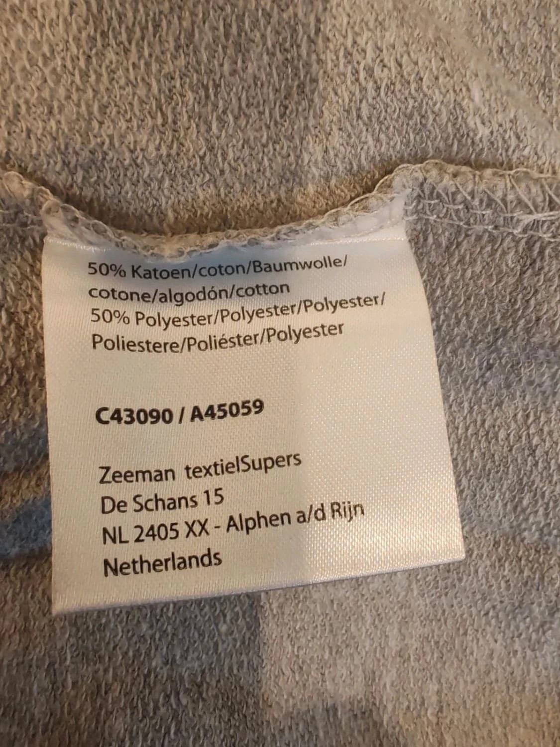 Sweat Zeeman – Zeeman – taille S / 36 / 8 4