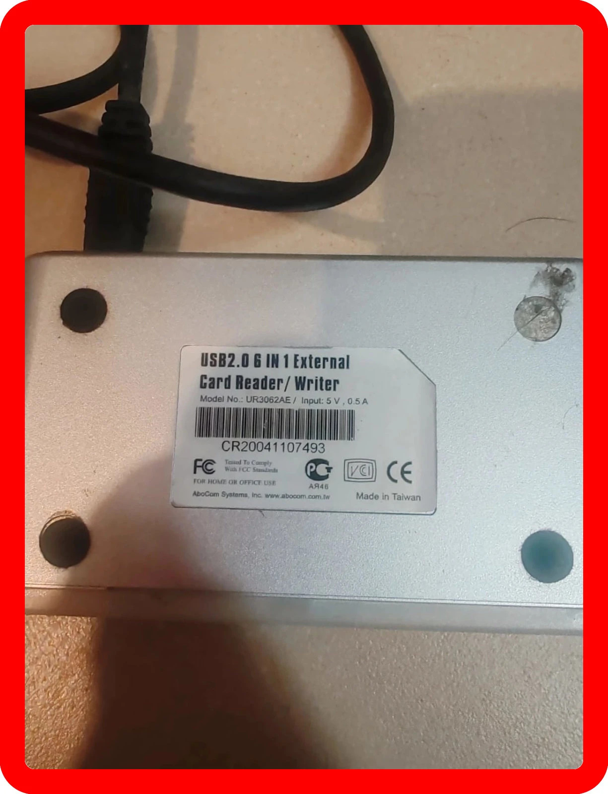 Lecteur de cartes USB – usb 4