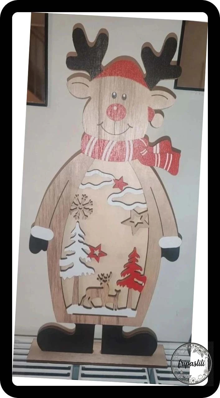 Décoration bois noël