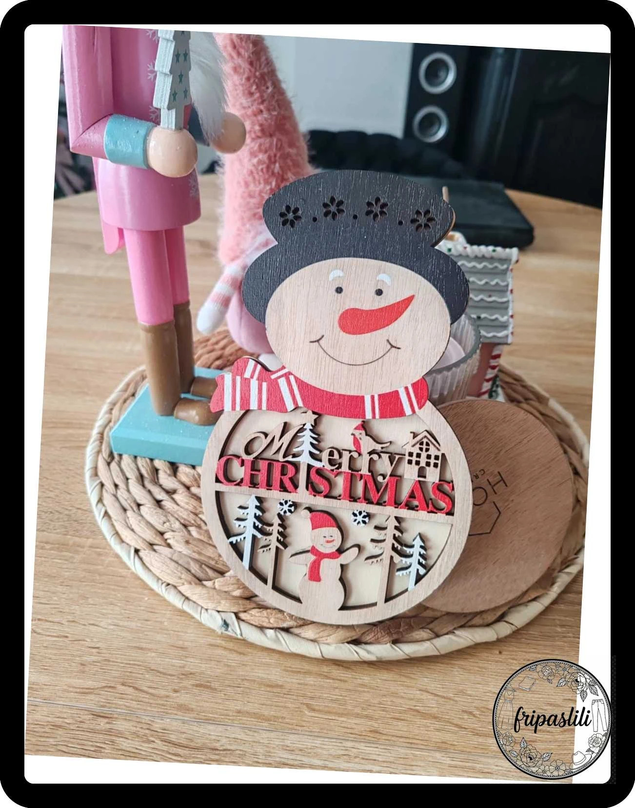Décoration Noël bois