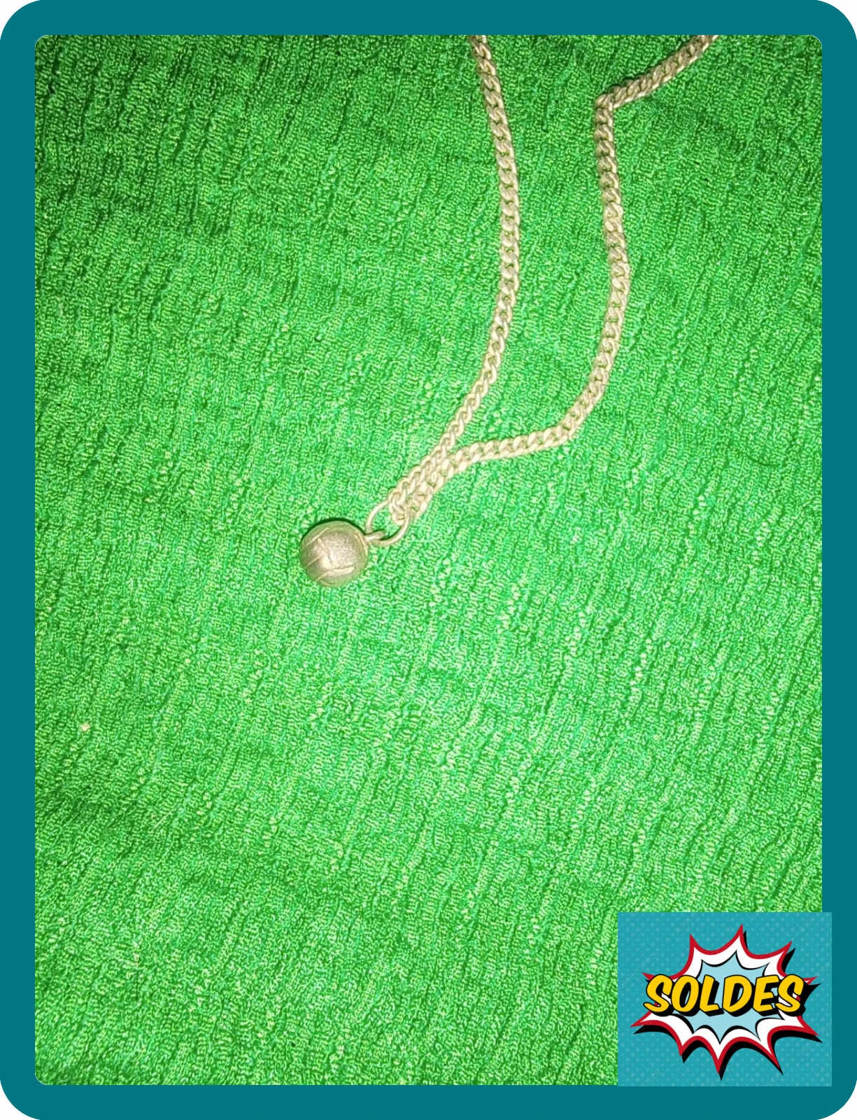 Chaine pendentifs ballon argent – Bi&jou 2