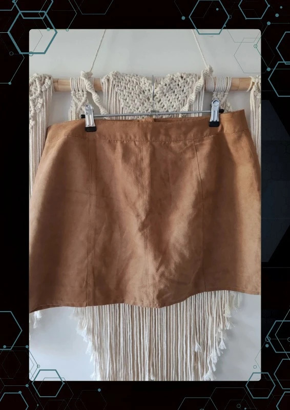 Jupe camel #46 – H&M – taille XXXL / 46 / 18