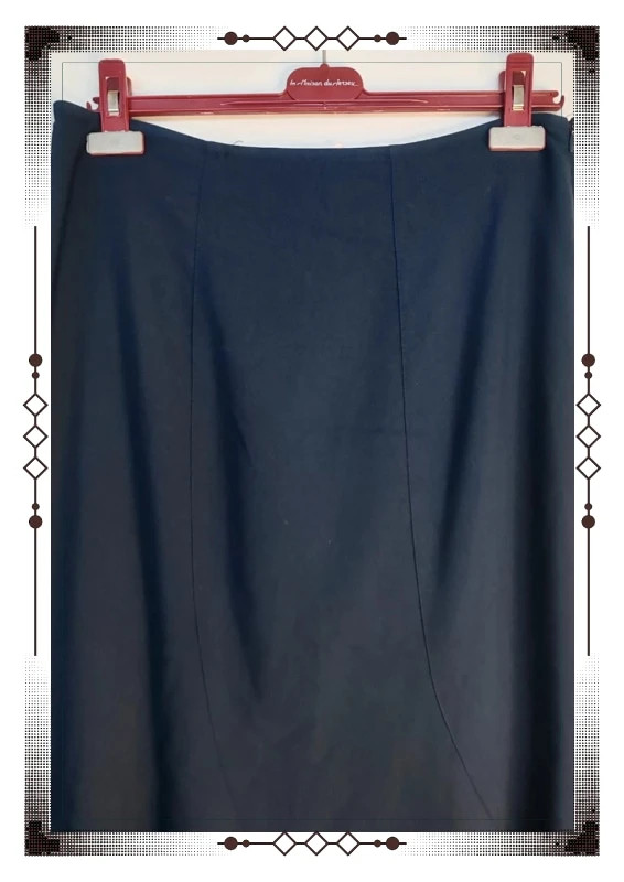 Jupe longue bleu marine made en France – Made in France – taille L / 40 / 12 2