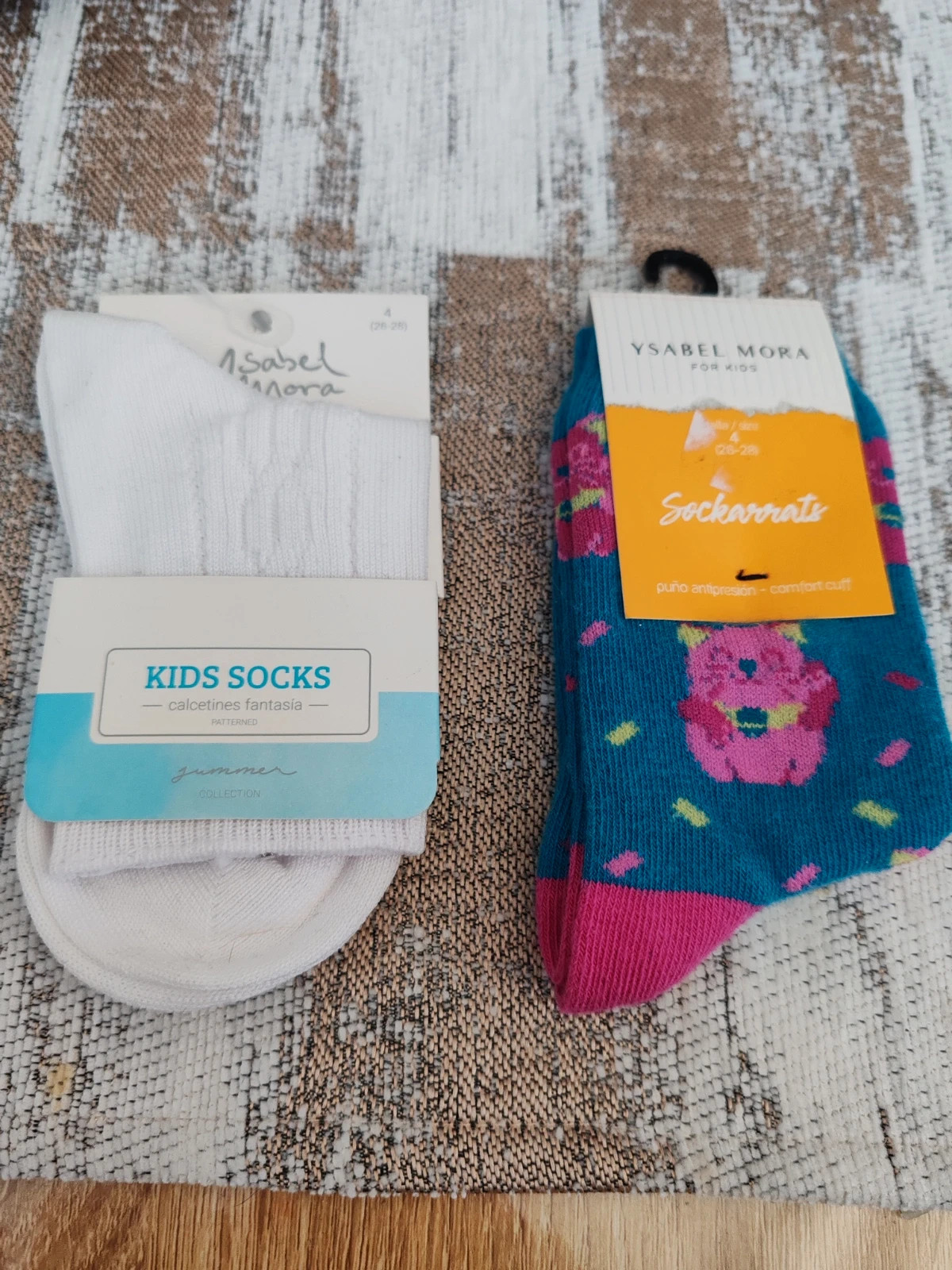 Lot deux paires de chaussettes 26/28