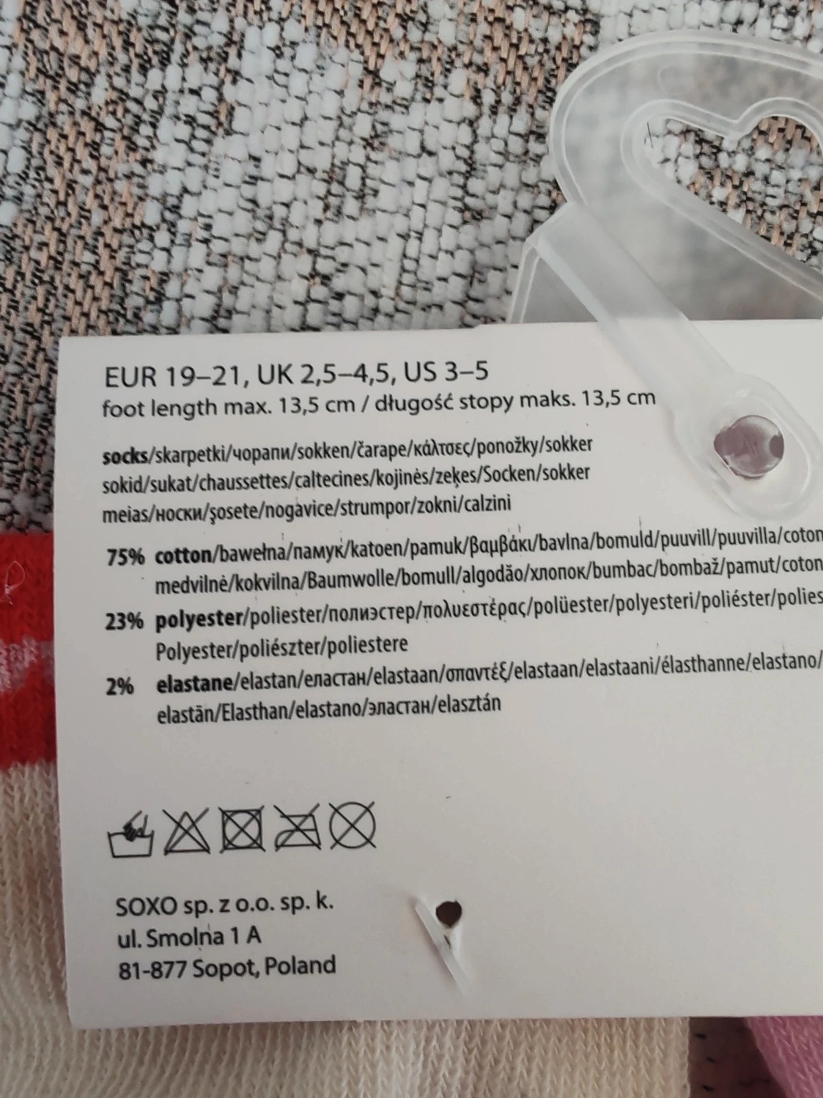 Chaussettes soxo – SOXO – taille 19-21 3