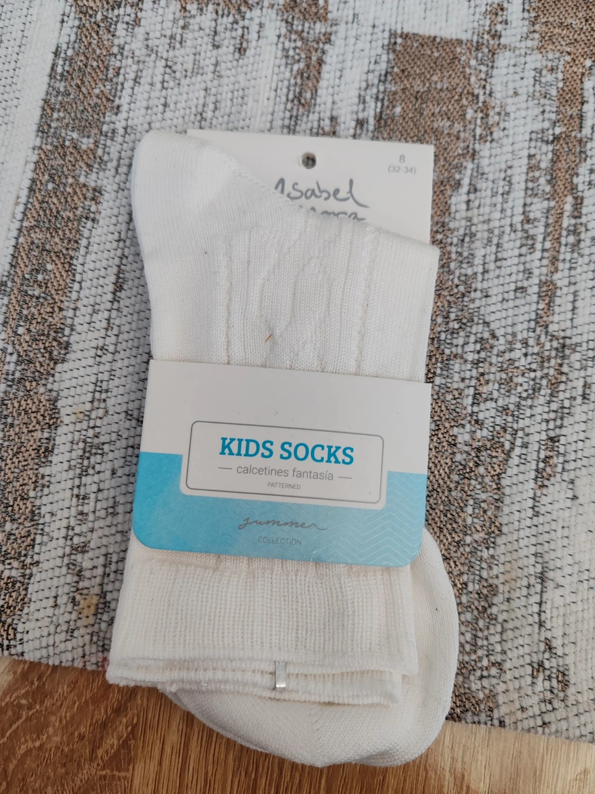 Chaussettes blanche mixte 32/34