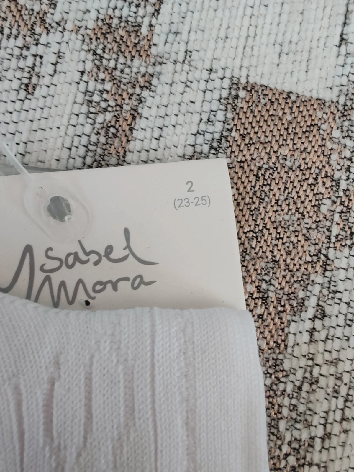 Chaussettes blanches 23/25 – Ysabel Mora – taille 22-24 2