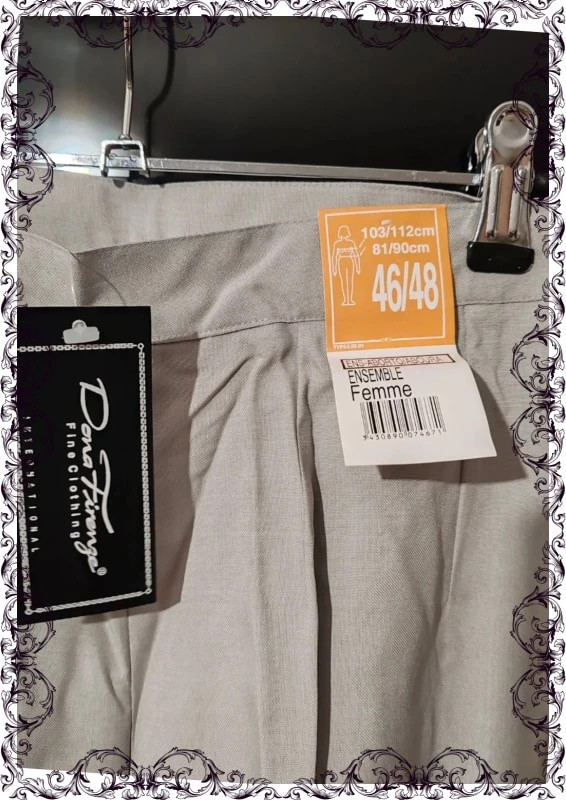 Ensemble tailleur gris Dona firenze – Dona Firenze – taille XXXL / 46 / 18 5