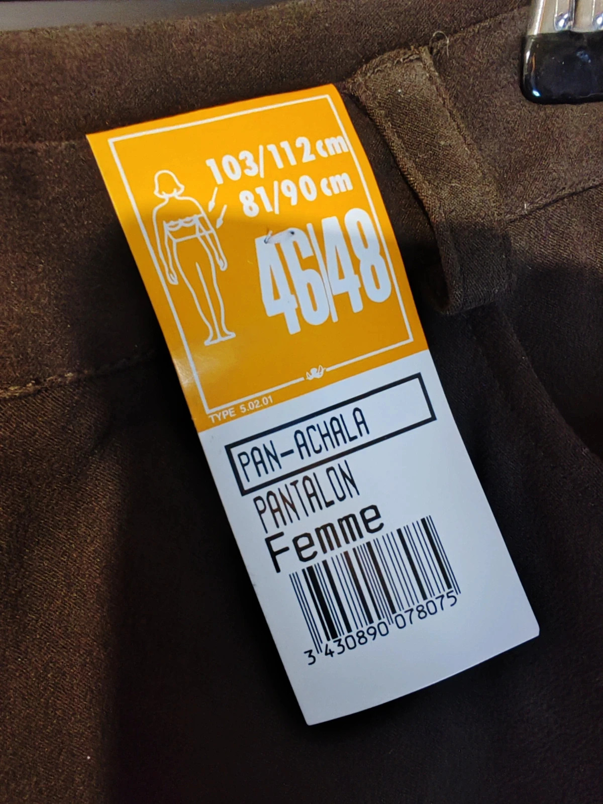 Pantalon marron – New Collection – taille L / 40 / 12 4